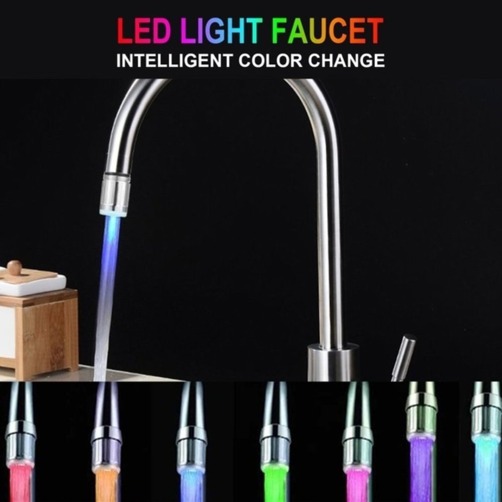 7 COLOR LED LIGHT FAUCET ATTACHMENT